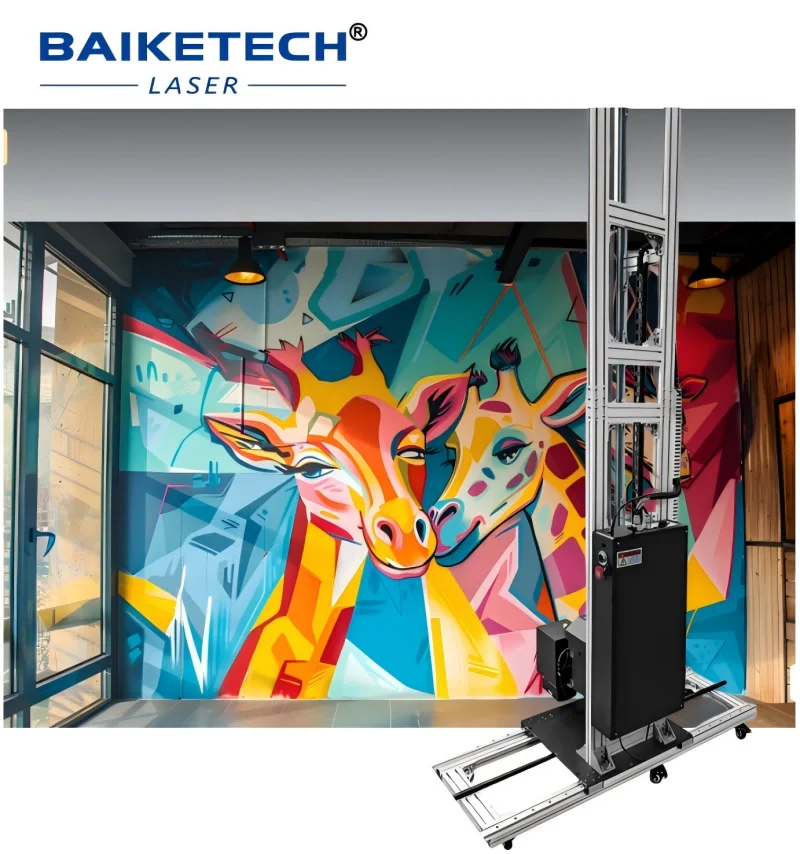 High-Jet UV Printer with Dual DX7 – 2.5cm Spray Gap for Non-Contact Printing on Uneven Walls, Thick Panels, and Coarse Textures.