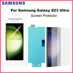 For Samsung Galaxy S23 Ultra Phone Screen Protector For Galaxy S23 Ultra film front liquid crystal 2PCS genuine EF-US918CTEGUS