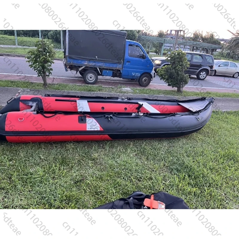 

Резиновая лодка с ремнем для киля, нескользящая поверхность, надувная лодка для 2-4 человек, 3,7, качественное каноэ