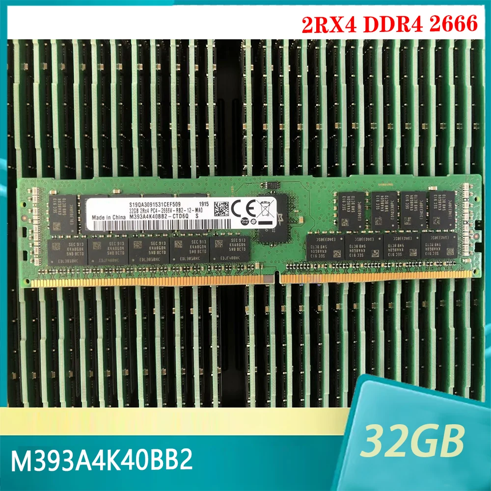 

M393A4K40BB2 32GB 32G 2RX4 DDR4 2666 RAM For Samsung Server Memory