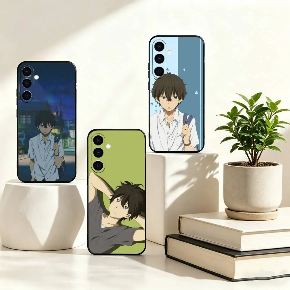 Anime Hyouka Oreki Houtarou Phone Case For Samsung Galaxy A73,A72,A71,A70,A53,A52,A51,Others Soft Black Cover
