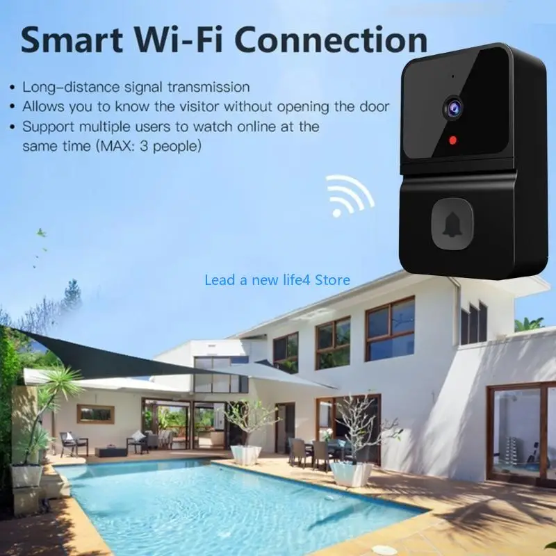 Y55E WIFI WIFI فيديو باب جرس الكاميرا البطارية طاقة ليلية طاقة الرؤى في اتجاهين الحديث