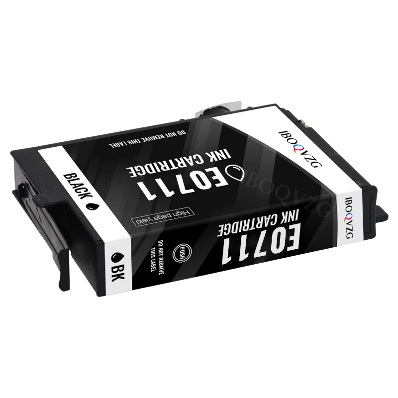 IBOQVZG T0711 Ink Cartridge For Epson Stylus D78 DX120 DX400 Printer DX6000 DX6050 DX7000 DX700F DX7400 DX7450 DX8400 DX8450