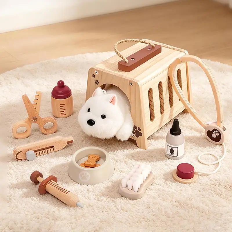 kit-medical-en-bois-de-simulation-pour-animaux-de-compagnie-jouet-educatif-pour-bebe-jeu-de-role-de-docteur-pour-interaction-parent-enfant-ensemble-de-jeu-de-maison-cadeau