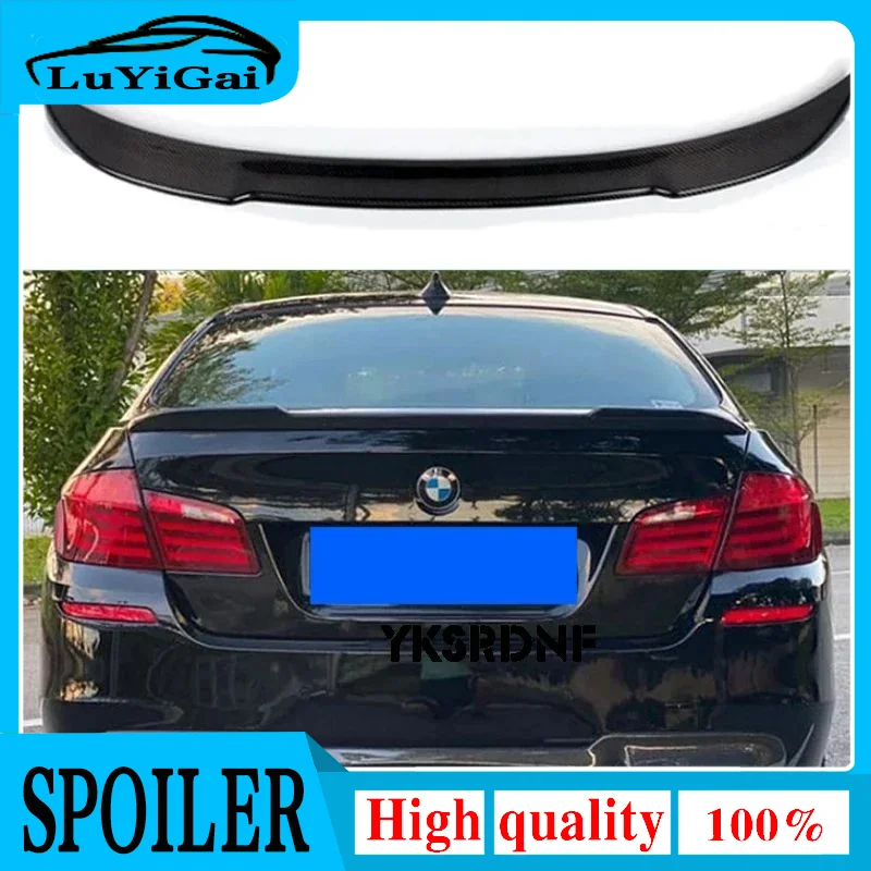 

Для BMW 5 серии F10 F18/F10 M5 седан в стиле CS кованый УГЛЕРОДНЫЙ Задний спойлер крыло багажника 2009-2017