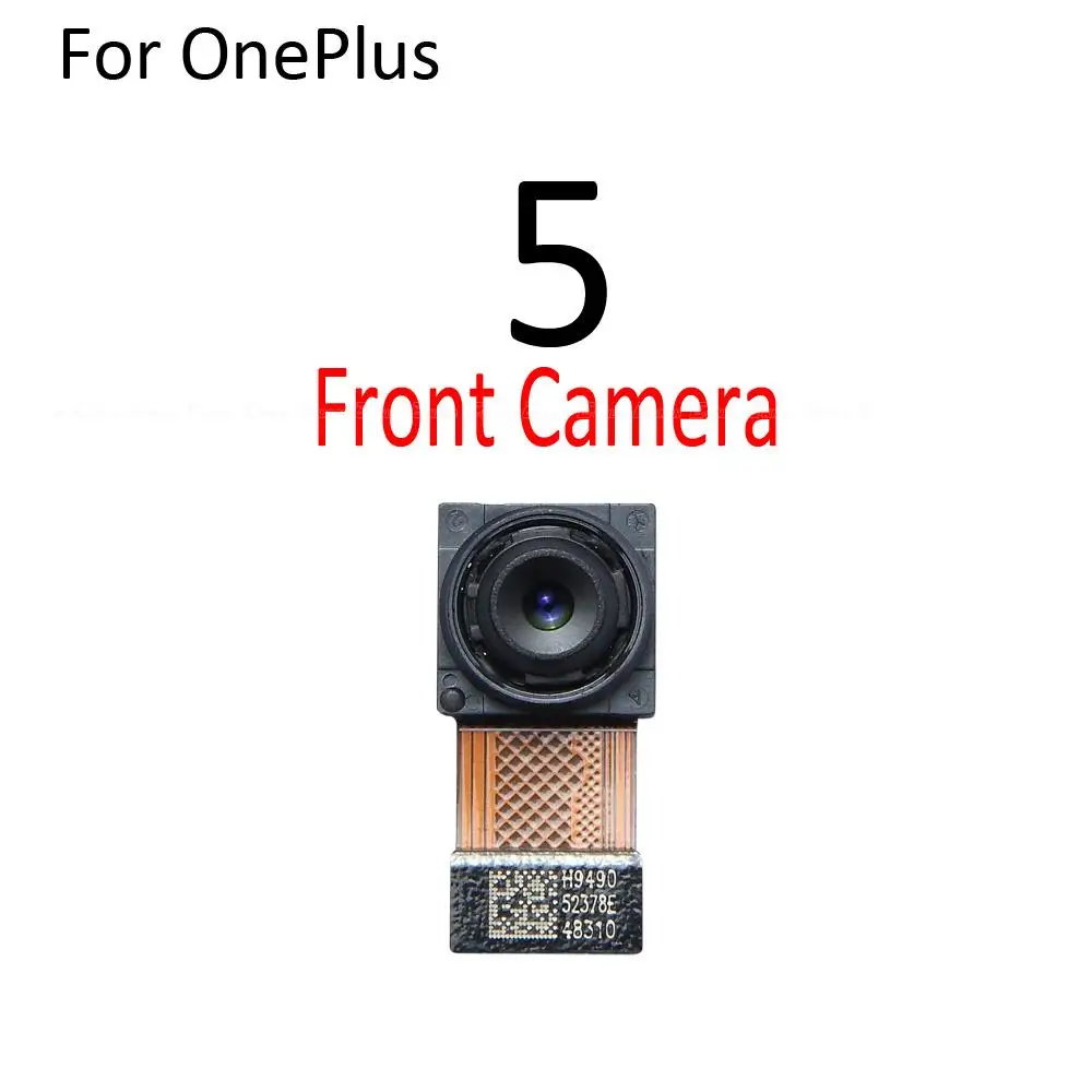 Front Selfie Facing Back Rear Main Camera Big Small Module Flex Cable For OnePlus 3 3T 5 5T 6 6T 7 7T Pro