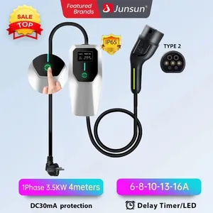 Borne électrique Junsun avec charge de réservation et charges physiques temporisées avec 3 phases et 1 phase 3,5 kW à 22 kW et 6A à 32A 10 meilleures ventes Nvidia Tesla - No 10