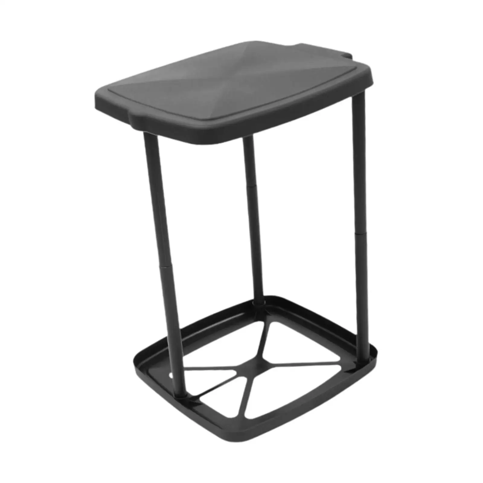 

Trash Bag Holder Easy Storage Flip Lid Minimalist Creative Decor Foldable Organizer for Lawn Kitchen Leaves Recycling Picnic