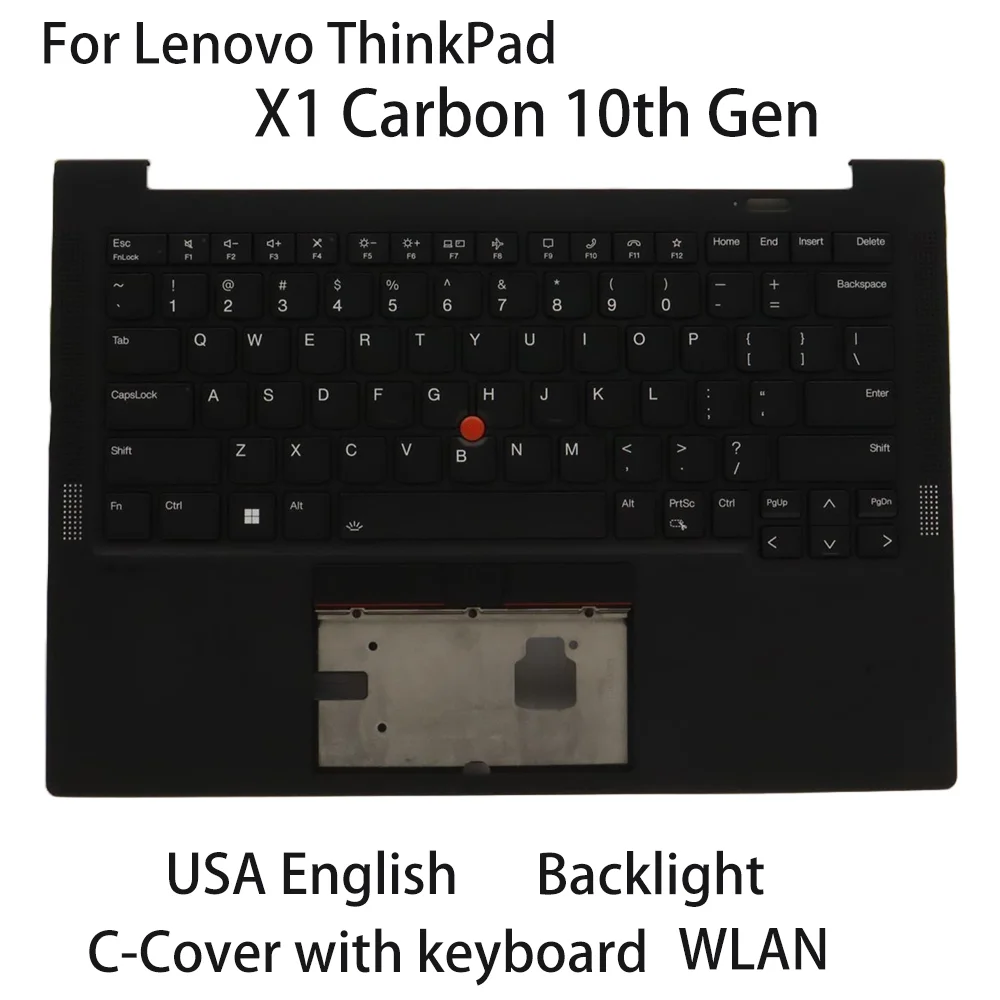 For Lenovo ThinkPad X1 Carbon 10th Gen keyboard USA English Backlight WLAN 5M11K07681 5M11K07684 5M11H44139 5M11H44290