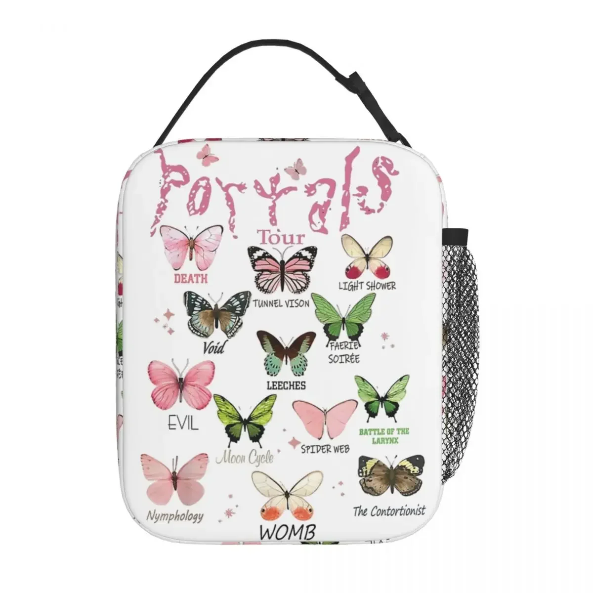 Tour Butterflies Full Albums Melanie Martinez Insulated Lunch Bags Leakproof Meal Container Cooler Bag Tote Lunch Box