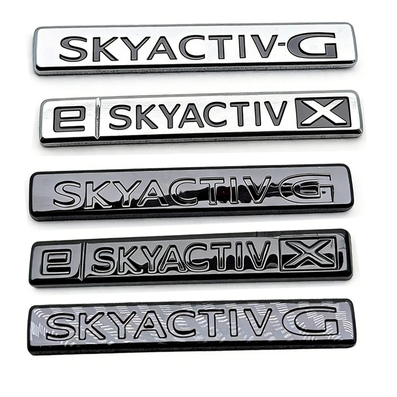 ABS MAZDA SKYACTIV Emblem Aufkleber Multi-Style für Auto Kotflügel Kofferraum Heck | Mazda3-6 Serie Auto-Außendekorationszubehör – Detail 4