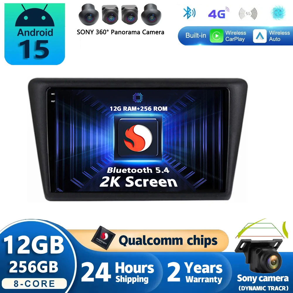 Android 15 Carplay Car Radio For Seat Toledo 2015 2016 2017 2018 Navigation GPS Multimedia Player stereo wifi+4G video Head Unit