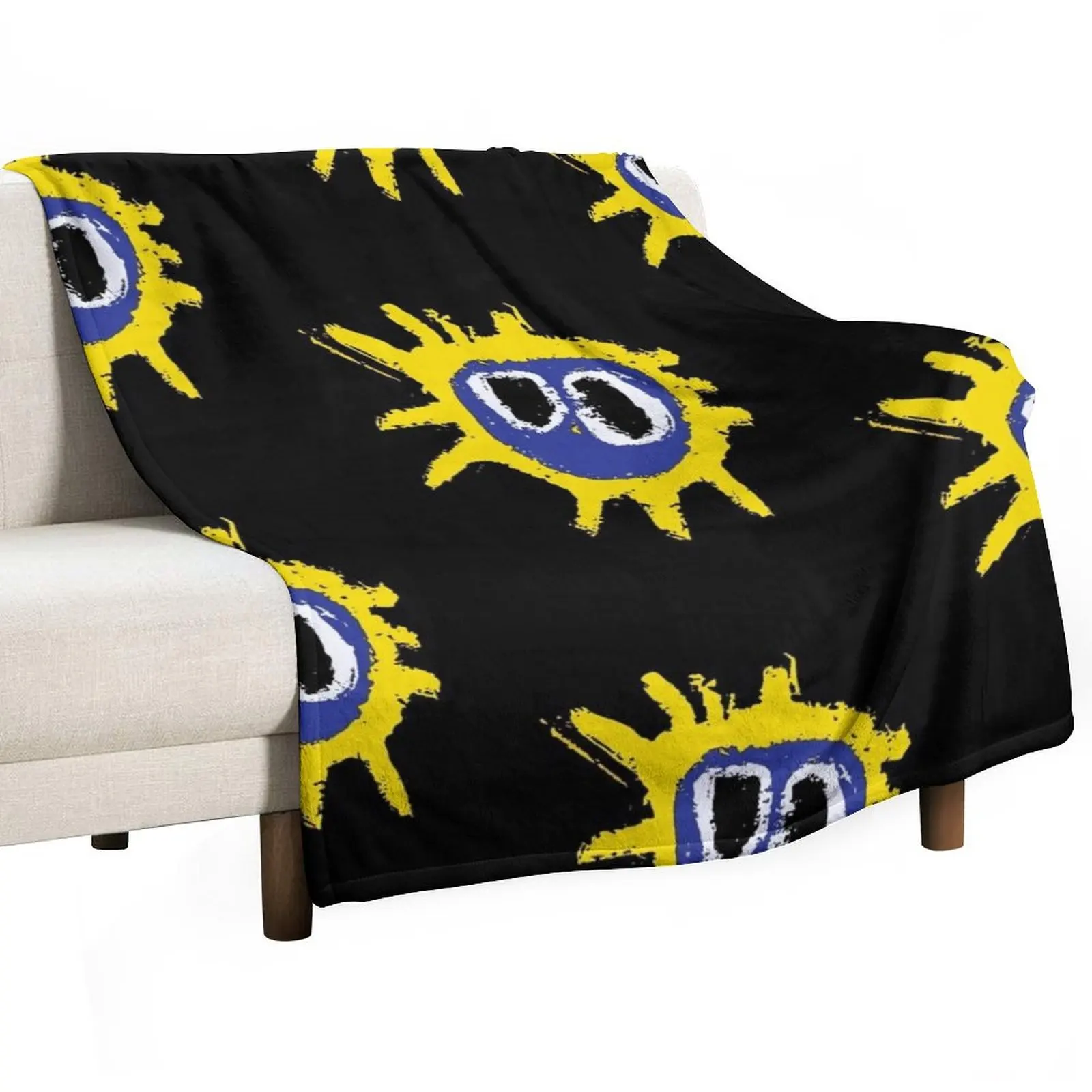 

Screamadelica Throw Blanket Soft Plaid Decoratives Hairys Luxury Brand Blankets