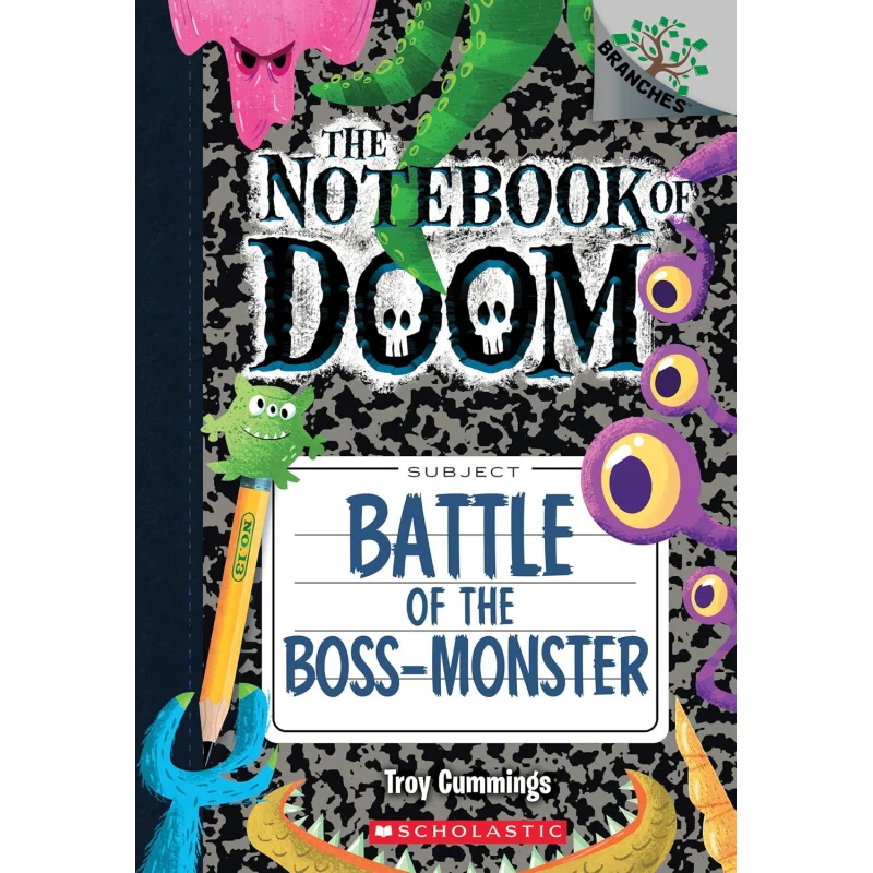 The Notebook Of Doom 13 Battle Of The BossMonster Toy Cummings SCHO ZY 9781338034561 Book