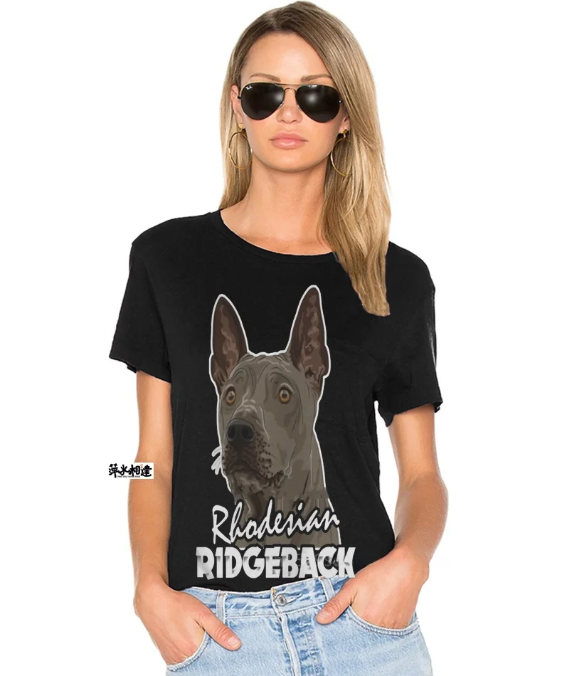 

Мужская футболка Rhodesian Rieba Женская футболка O-Ne Удобный мягкий материал ort Sve Повседневный дизайн с принтом