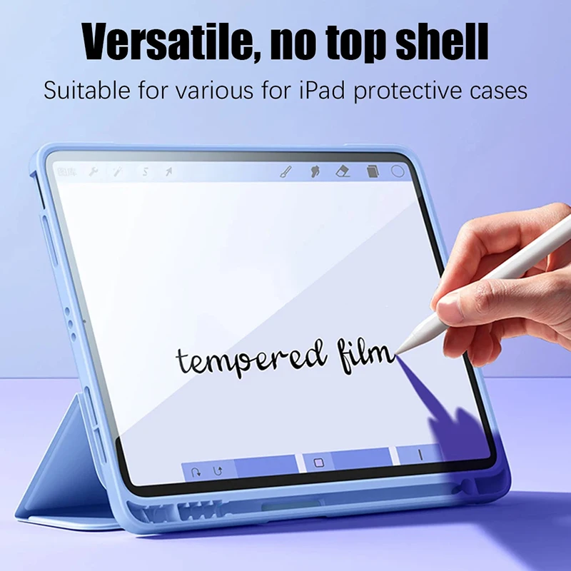 Tempered Glass Screen Protector For iPad Pro 11 2022 2021 2020 Protective Film For IPad 10th 9th 8th 7th 6th Gen Mini 6 Air 5 4 view 5