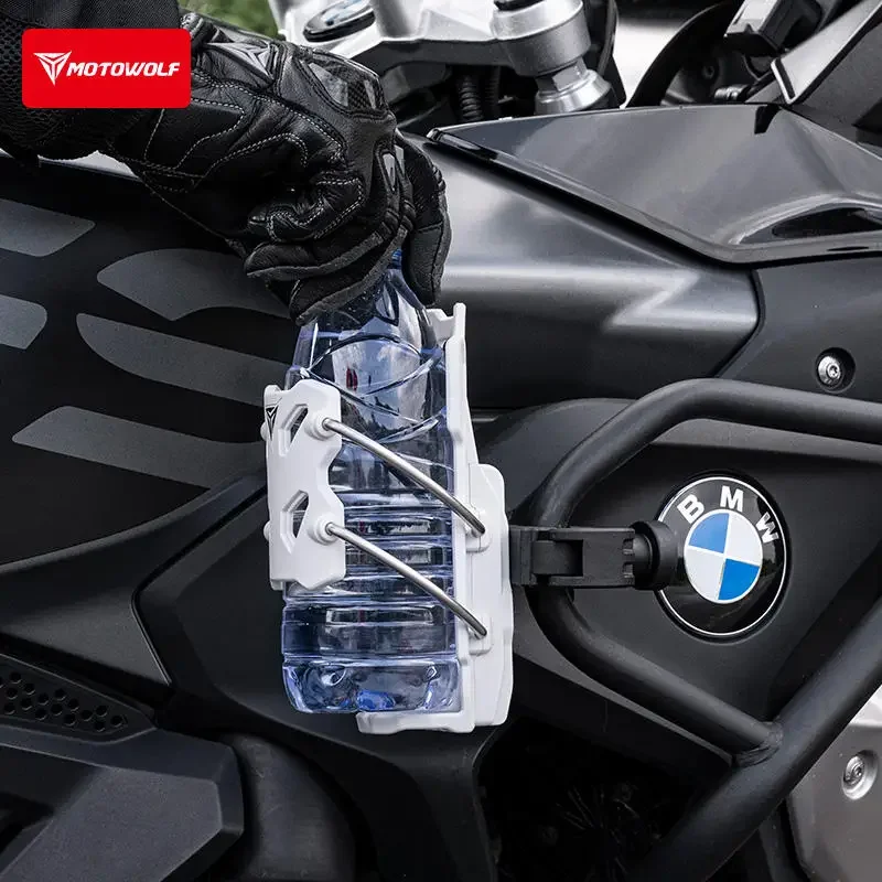 Adjustable Bike Motorcycle Drink Cup Holder Universal Anti-Slip Wear-Resistant Water Bottle Mount Bicycle Scooter ATV Cup Holder 6