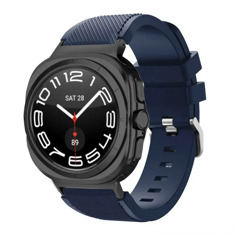 sports soft Silicone Strap For Samsung Galaxy Watch Ultra 2025 47mm breathable band For Samsung Watch 8 40mm 44mm 8 Classic 46mm