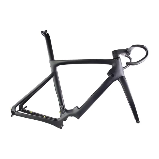 LCE21 Full Carbon Road Disc Ebike Frame, carbon fiber material, flat mount brake structure, bicycle parts tire accessories, mult view 2