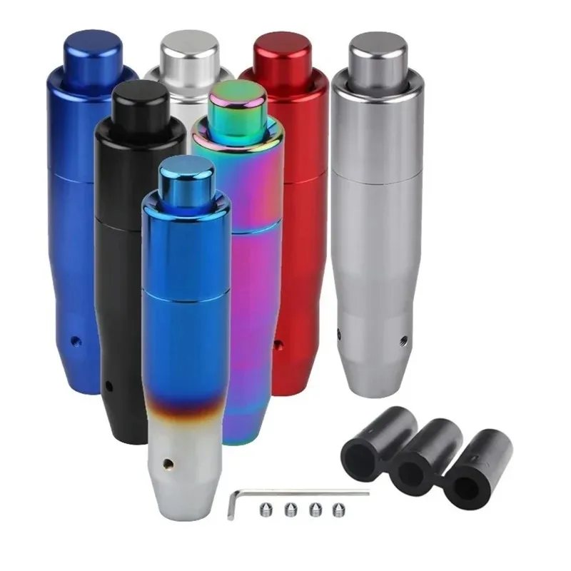 

Ручка переключения передач, 1 шт., для автоматической коробки передач с кнопкой спуска нажатия, алюминиевая автоматическая ручка