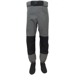 Breathable sock waist waders, Men's, 3-layer durable waterproof waders, fly fishing, hunting, kayaking, outdoor,