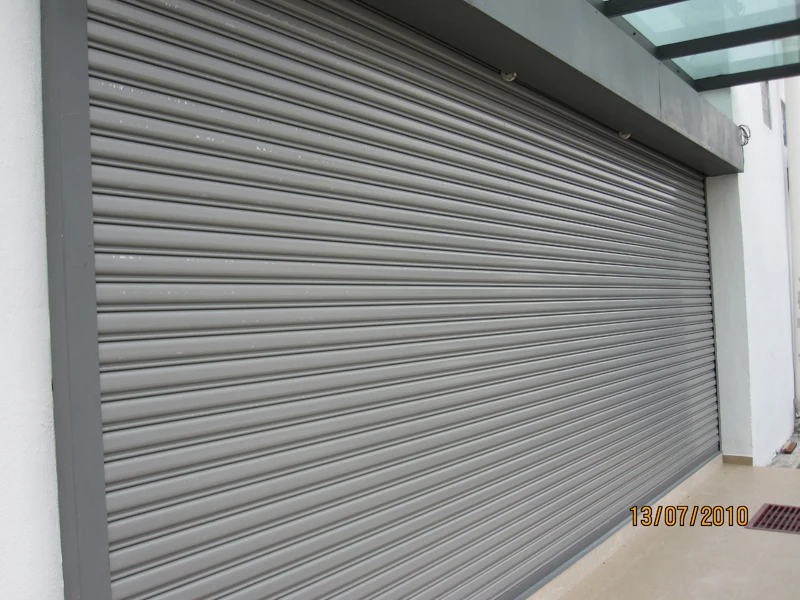 Stainless Steel Rolling Shutter Automatic Door/Windproof Steel Warehouse Gate
