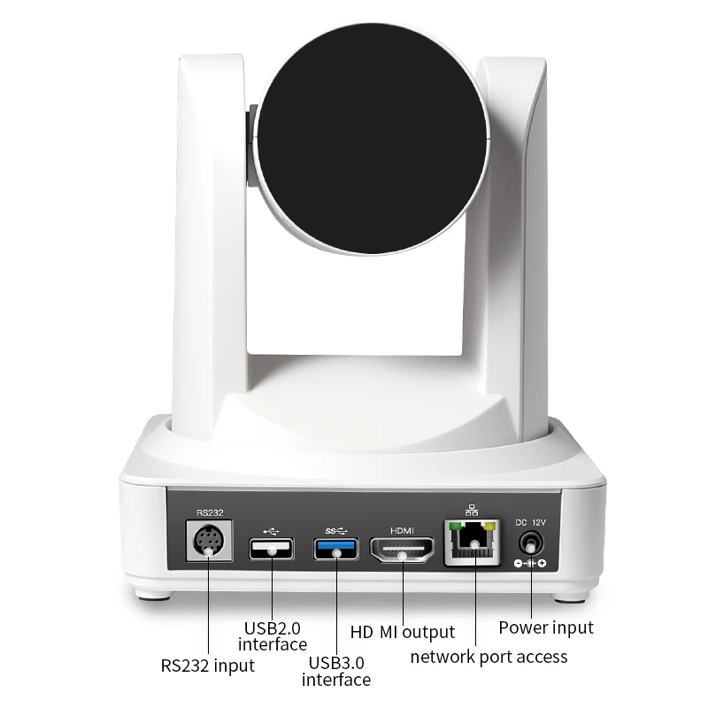 TC-A8 12x Optical Zoom 72 Degrees Wide Angle 1080P 60FPS/USB3.0/RJ45 Broadcast Camera PTZ Video Conferencing Camera