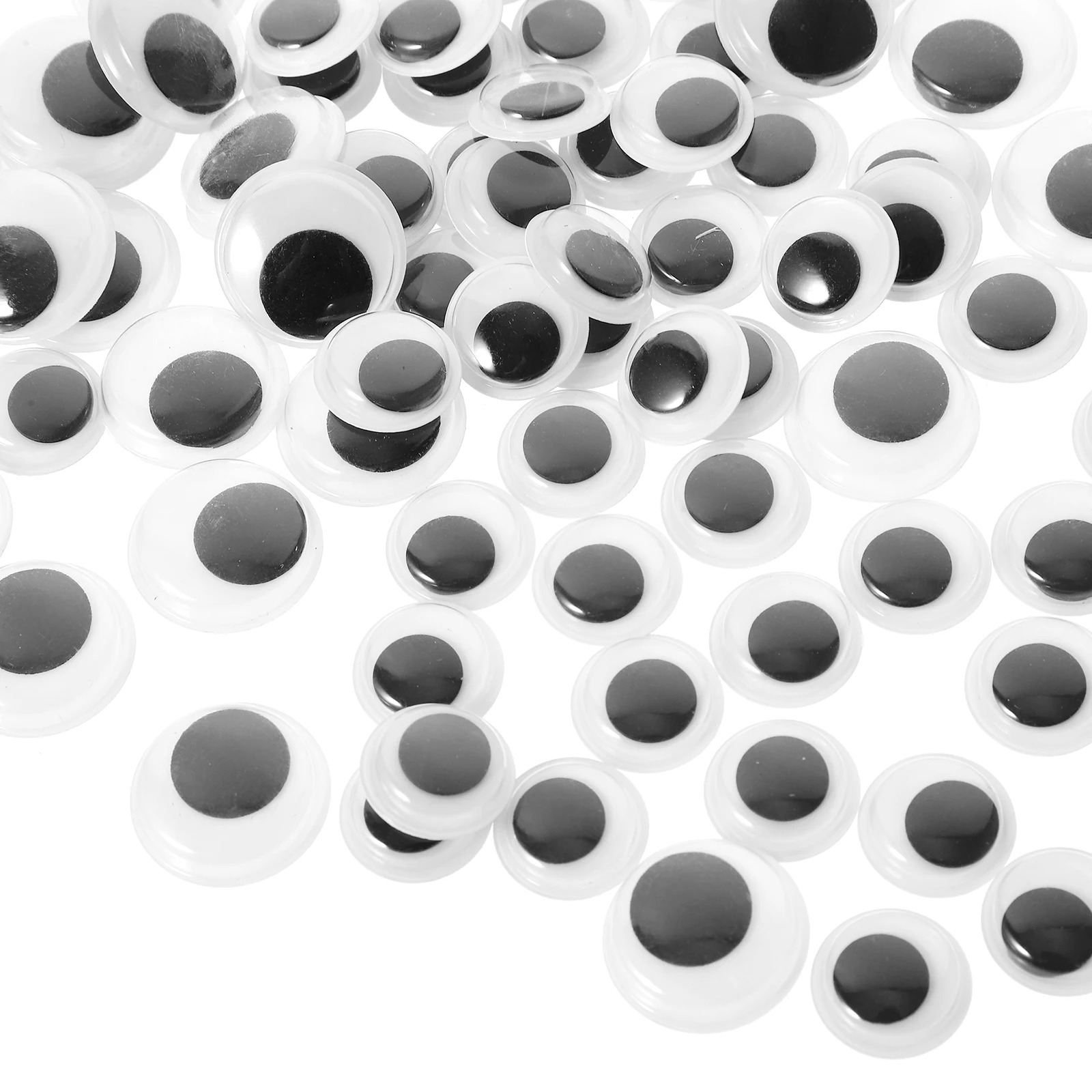 

80pcs Glow-in-the-Dark Fake for Crafts Eyes Patches Making Realistic Design Durable Plastic Handmade Decor