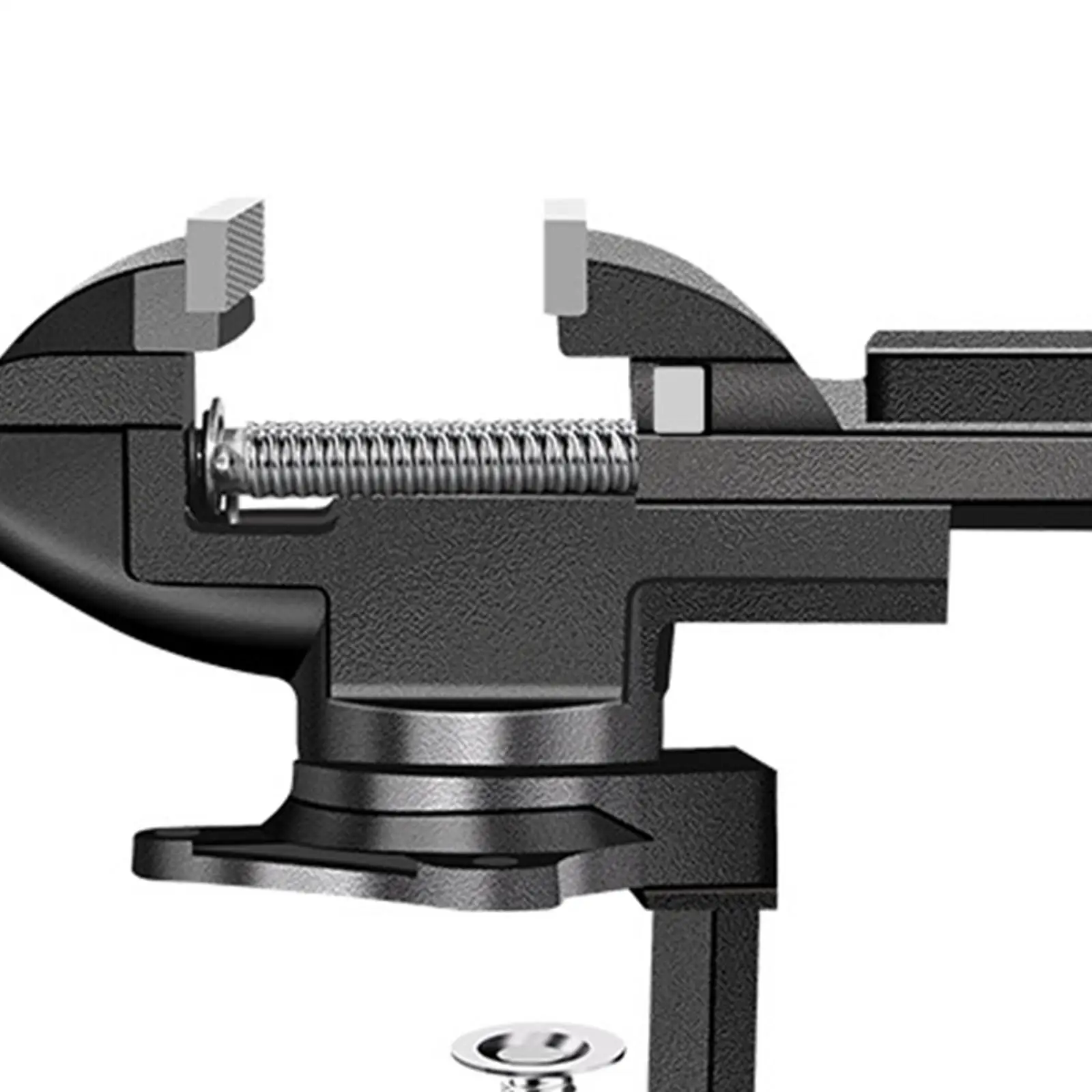 Table Vise Bench Vise 360 Degree Rotating Hand Tools Mini Universal Clamp on Vise Tabletop Clamp for Model Craft