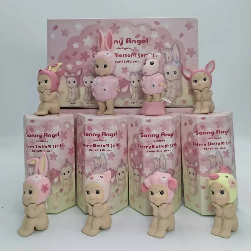 Mini Sonny Cherry Blossom Serie Blindbox-Spielzeug Überraschungsbox Kawaii Glücksbringer Niedliche Puppe Dekoration Sammelmodell Paar-Geschenke
