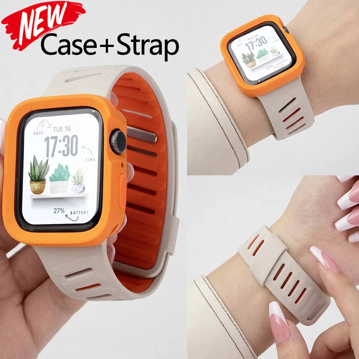 Silicone Case+Strap…