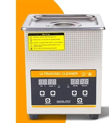 

Ультразвуковой очиститель 2л, цифровой таймер, ванна из нержавеющей стали, ювелирные изделия, очки, очиститель часов ZX-010S