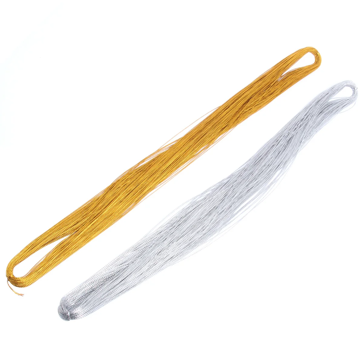 سلك الذهب والفضة DIY بها بنفسك مجوهرات الحرفية علامة معلقة خط دائم الحرير الحبل بهرج سلسلة الحبل الزخرفية صنع المجوهرات #6