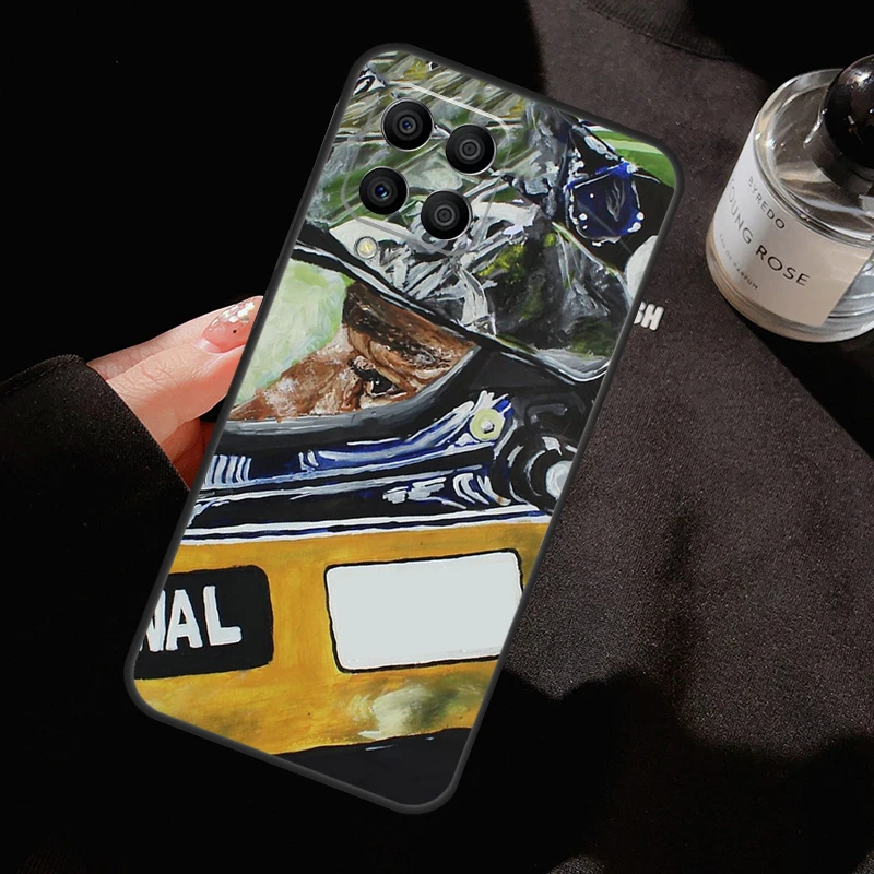 أيرتون سينا اللوحة الحال بالنسبة لسامسونج غالاكسي M54 M34 M14 M13 M15 M36 M55 M35 M56 M16 M31 M11 M53 M12 M32 M52 M06 #5