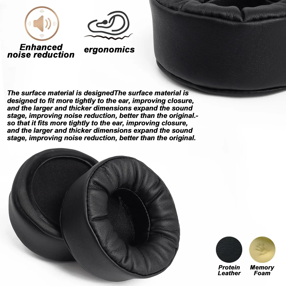 Earphone pads For JVC HA-S35BT HA-S190BT HA-S58BT HA-S30BT HA-S38BT HA-S31M replacement  Earpads view 3