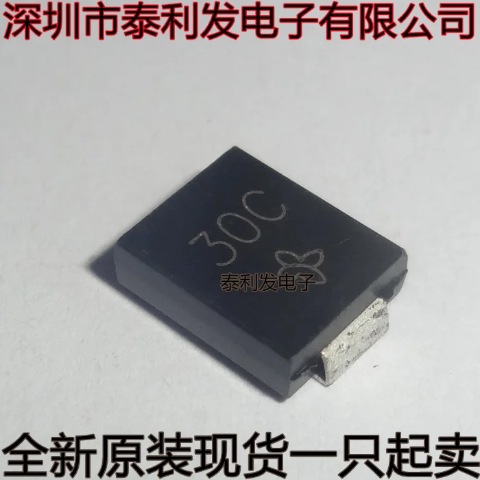 

10 шт., импортные SMD диоды, 1.5SMC30CA 1.5SMC3 0A, экран с печатью 30C 30A SMC, совершенно новые пятна IC