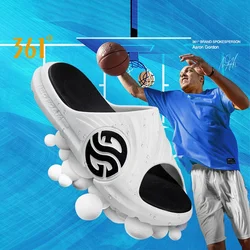 361 Degrees AG Aaron Gordon Men Slippers Non-Slip Sports Soft Elastic Thick Bottom Beach Casual Basketball Sandals 672126702F