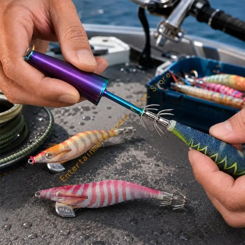 Sea Fishing Tackle Squid Hook Corrector Tool for Manual Hook Reshaping Use 55KD