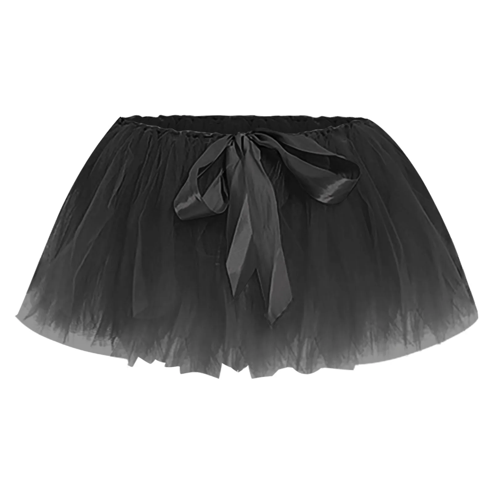 Frauen Candy Farbe Mehrfarbige Rock Unterstützung Halbkörper Puff Petticoat Bunte Tanzen Party Tüll Tutu Rock Erwachsene Casual Kleid