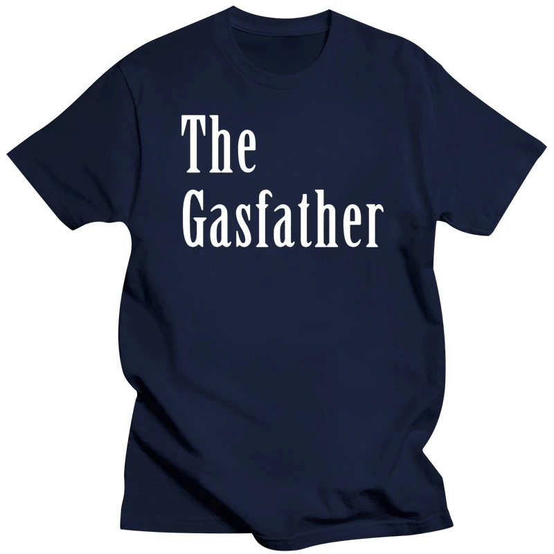 The Gasfather Diy t shirts cute t-shirt men's Casualt-shirt Solid Color Shirt