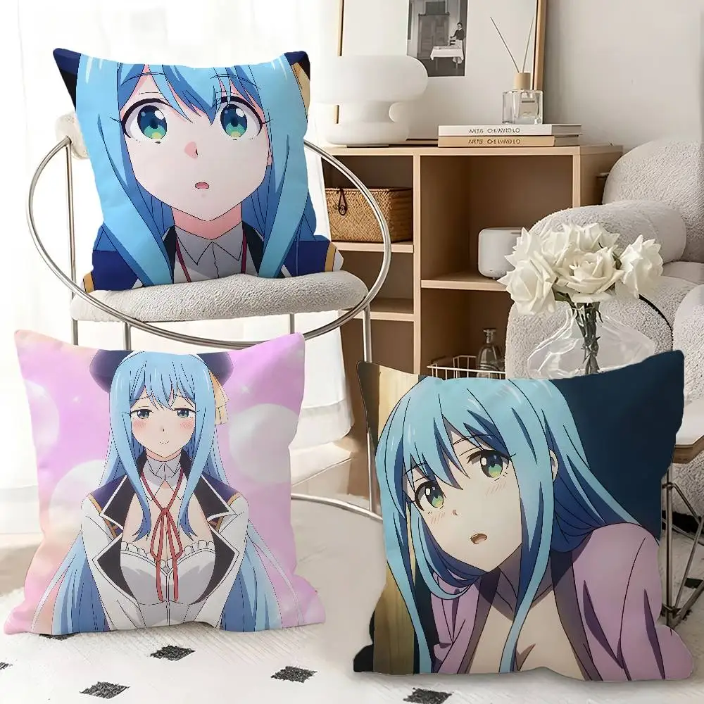 1pc Sicily Von Claude Anime Characters Pillow Case Fashion Square Pillowcase Bedroom Sofa Room Ins Decoration Leisure