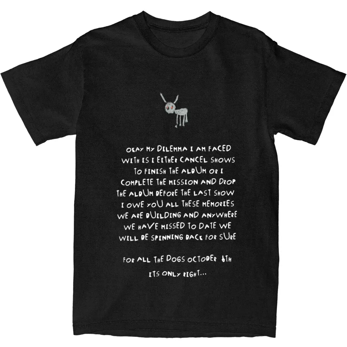 

Haikyuu T Shirt Drakes For All The Dogs 100 Cotton T Shirts Music Album Tee Shirt for Men Summer Y2K Casual Short Sleeve Tops