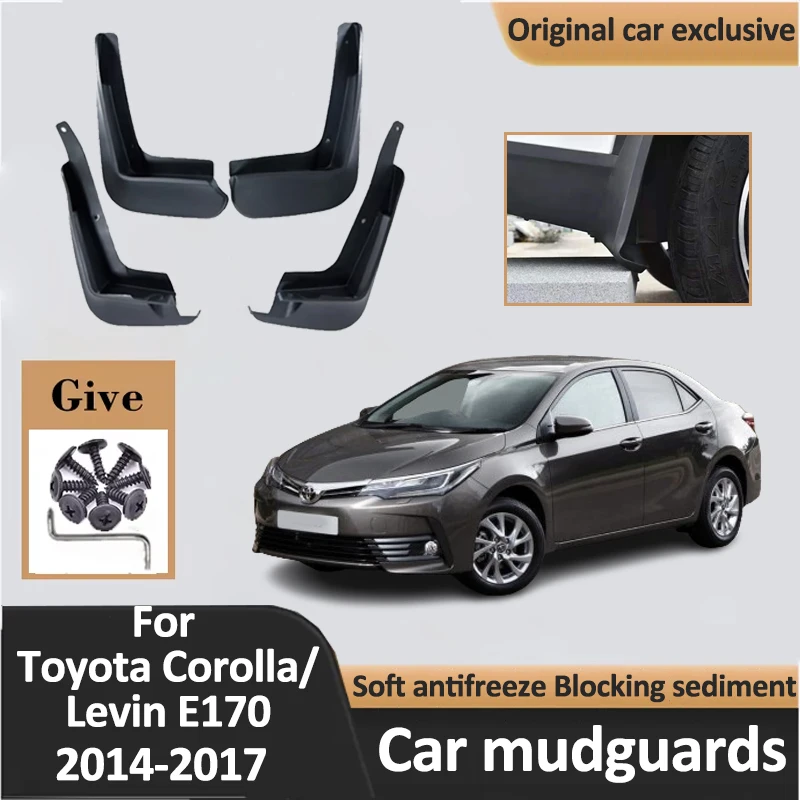 

Car Mudguards For Toyota Corolla 2016 Accessories Levin E170 2014 2025 2016 2017 Fender MudFlaps Front Rear Wheel Splash Gsories