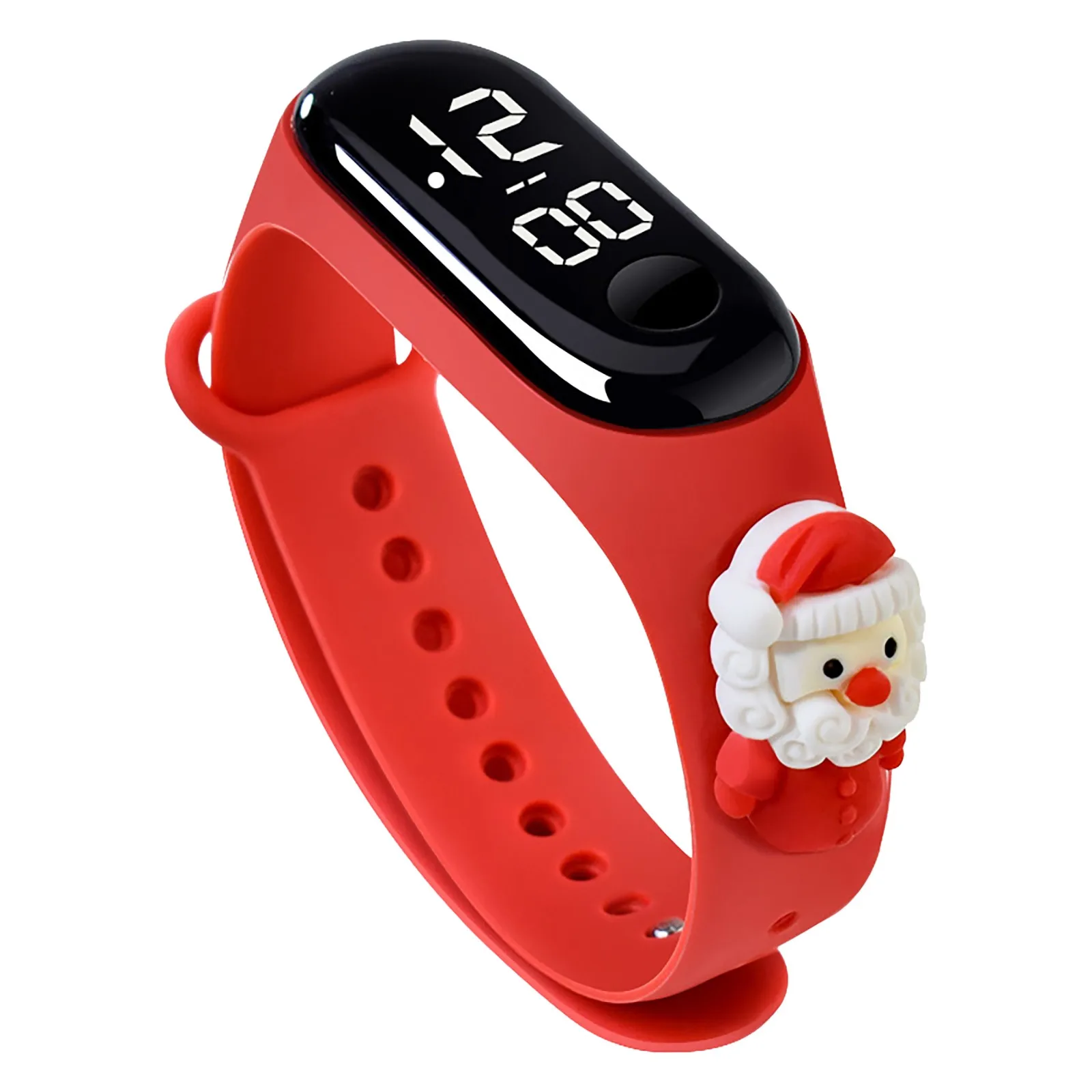 Christmas Sports Watch Outdoor Bracelet Electronic Watch Children's Bracelet Cute Doll Decorated Children's Watch