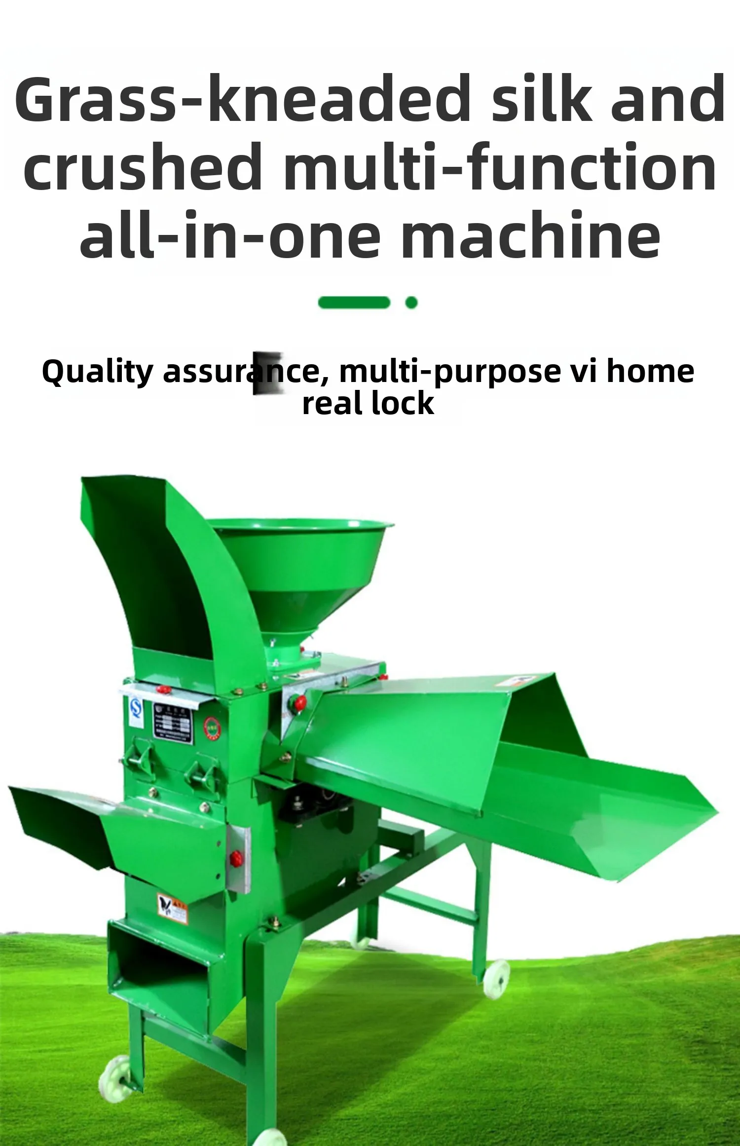 

b20guillotine machine wet and dry dual-purpose large and small breeding grass shredder feed cutting grass