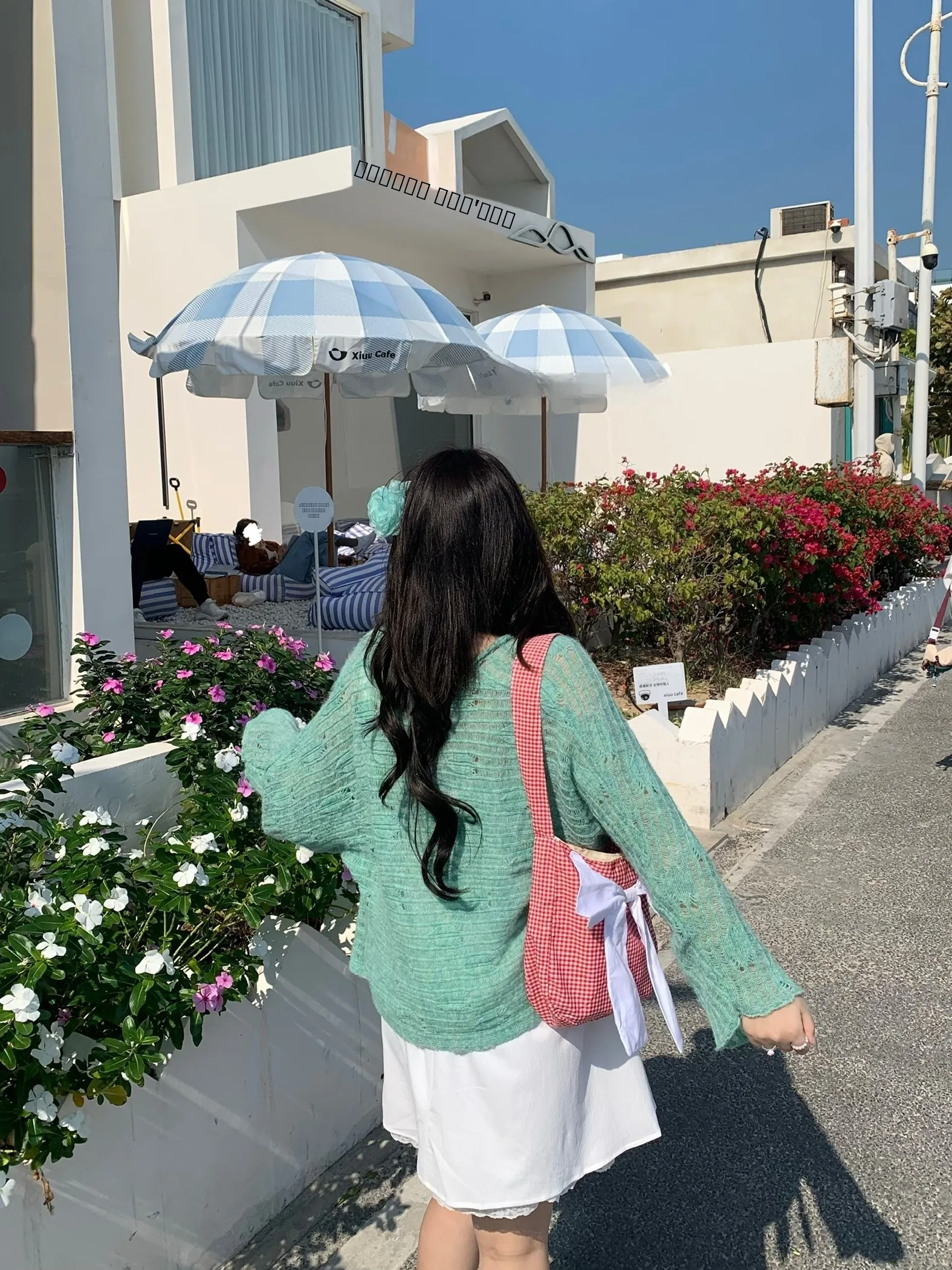 

Loose Knitted Camel Wool Sweater Coat Spring Summer Women's Sle Sweet Wind Hollow out oulder Long Sve round Ne Top