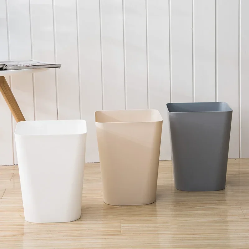 Square Trash Can Bedroom Storage Square Desktop Trash Can Paper Basket Family Simple Cleaning Tool Kitchen Bathroom Trash Can