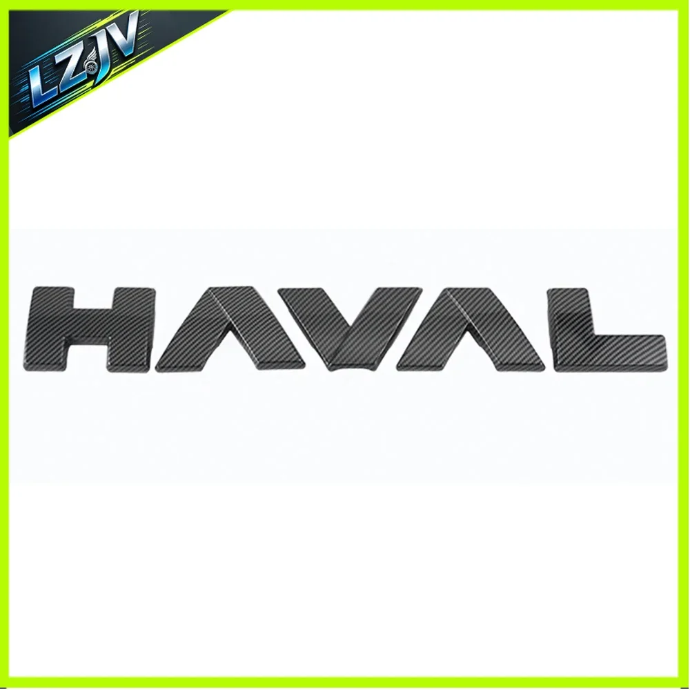 Car ABS Emblem Sticker Grille Light Letter Label Black Warrior Decoration Modification Part For HAVAL H9 2nd MKII 2024 - 2026