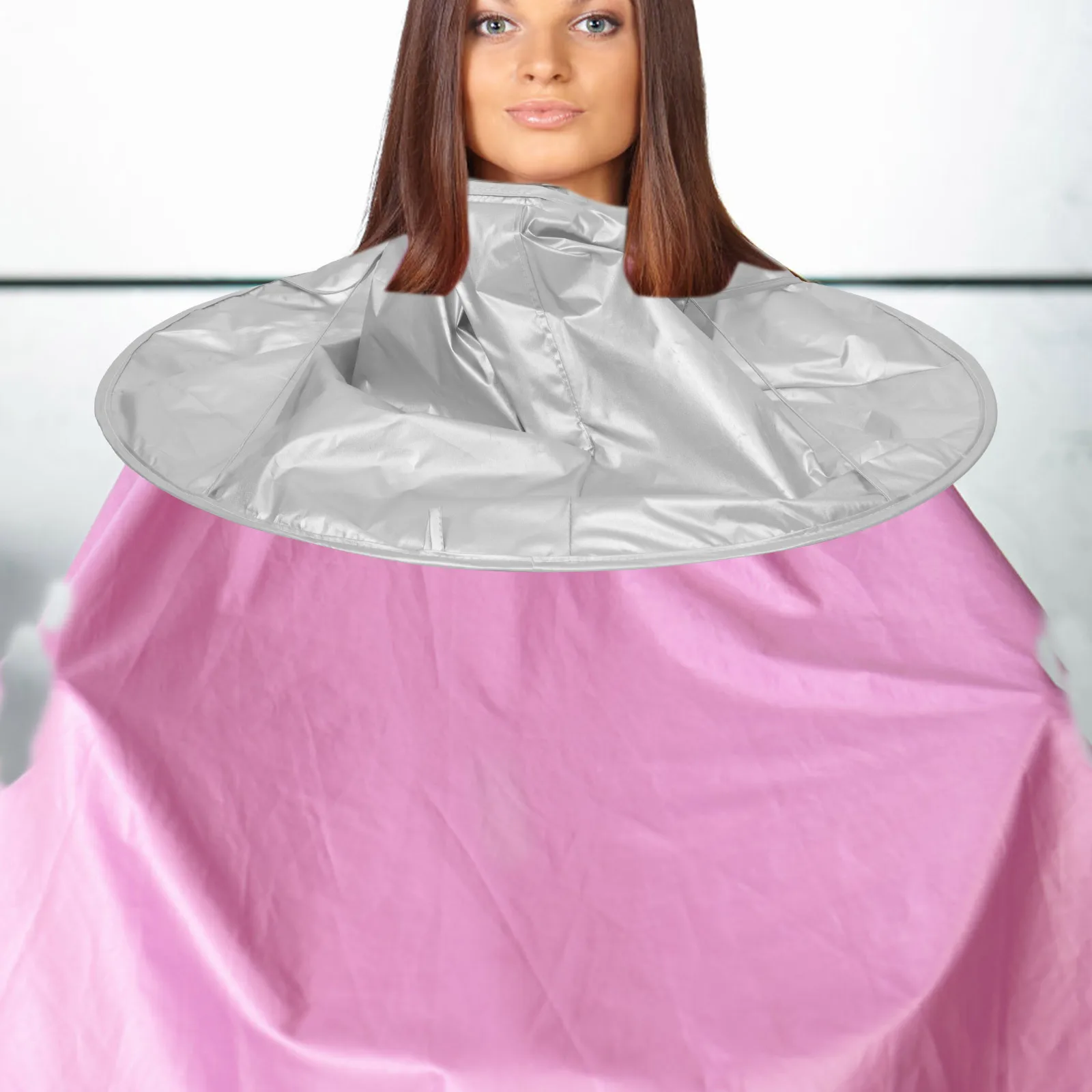 

Shaving Cape Foldable Haircut Cover For Adult Beard Trimming Catcher Bib Umbrella Shape Barber Styling Cape