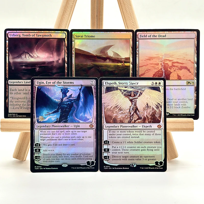 

Волшебная коллекционная карточная игра Magic: The Gathering DIY: Угин, Глаз Бури, Эльспет, Убийца Бури – коллекционные карты с цветным эффектом, игрушки, подарки